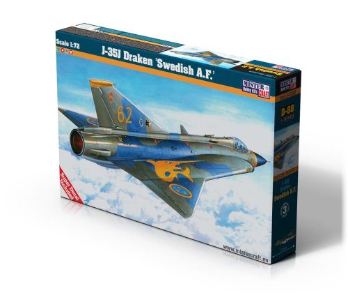 Przejdź do produktu MISTERCRAFT D88 - 1:72 J-35J Draken Swedish A.F.