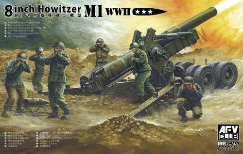 Przejdź do produktu AFV CLUB 35321 - 1:35 8 Inch Howitzer M1 WWII