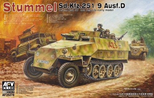Przejdź do produktu AFV CLUB 35278 - 1:35 Stummel Sd.Kfz. 251/9 Ausf. D Early Type
