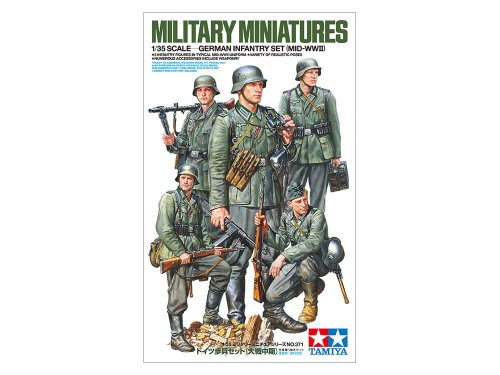 Przejdź do produktu TAMIYA 35371 - 1:35 German Infantry Set (Mid-WWII)