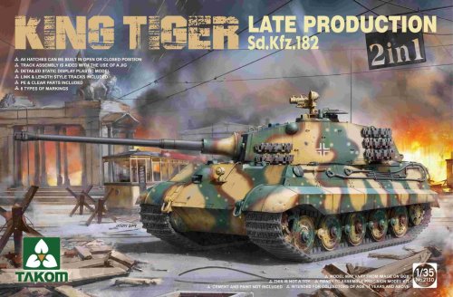 Przejdź do produktu TAKOM 2130 - 1:35 Sd.Kfz.182 King Tiger Late Production