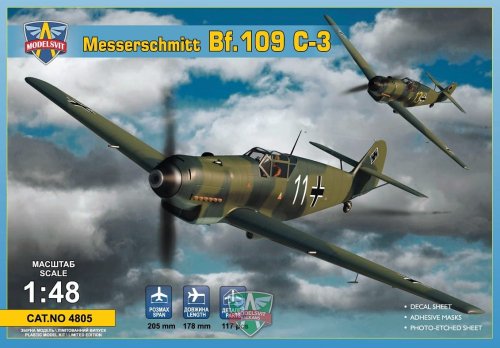 Przejdź do produktu MODELSVIT 4805 - 1:48 Messerschmitt Bf 109C-3