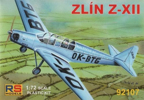 Przejdź do produktu RS MODELS 92107 - 1:72 Zlin Z-XII