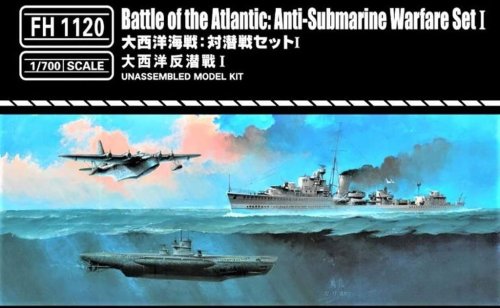 Przejdź do produktu FLYHAWK 1120 - 1:700 Battle of the Atlantic - Anti-Submarine Warfare Set I