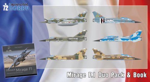 Przejdź do produktu SPECIAL HOBBY 72414 - 1:72 Mirage F.1 Duo Pack & Book