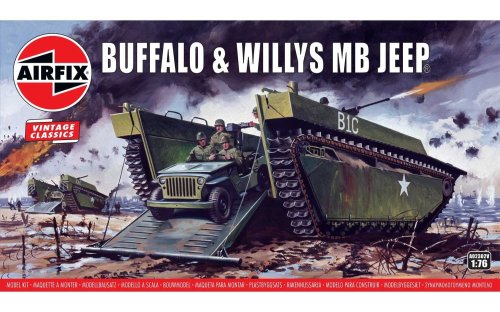Przejdź do produktu AIRFIX 02302V - 1:76 Buffalo & Willys MB Jeep