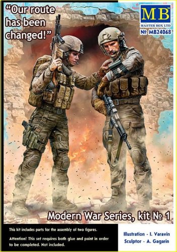 Przejdź do produktu MASTER BOX 24068 - 1:24 Modern War Series, kit No. 1. Our route has been changed!