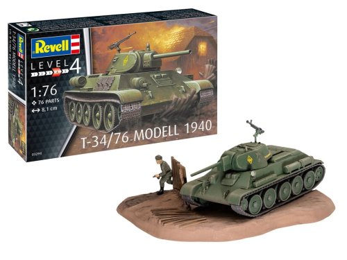 Przejdź do produktu REVELL 03294 - 1:76 T-34/76 Modell 1940