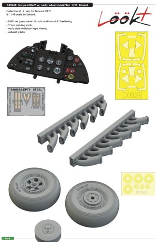 Przejdź do produktu EDUARD 644038 - 1:48 Tempest Mk.V w/ early wheels - LöökPlus