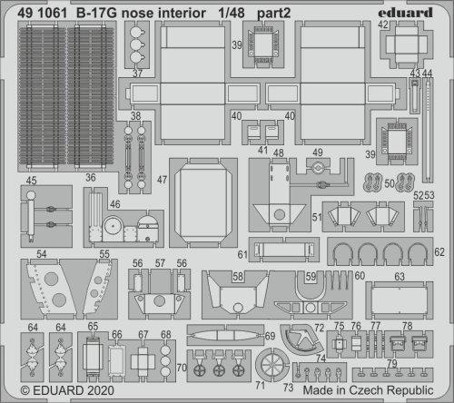 Przejdź do produktu EDUARD 491061 - 1:48 B-17G nose interior
