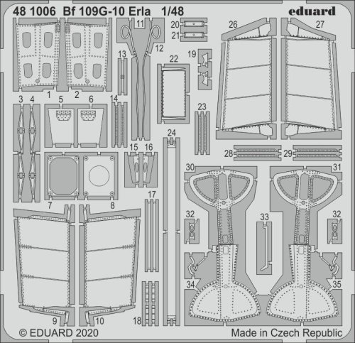 Przejdź do produktu EDUARD 481006 - 1:48 Bf 109G-10 Erla