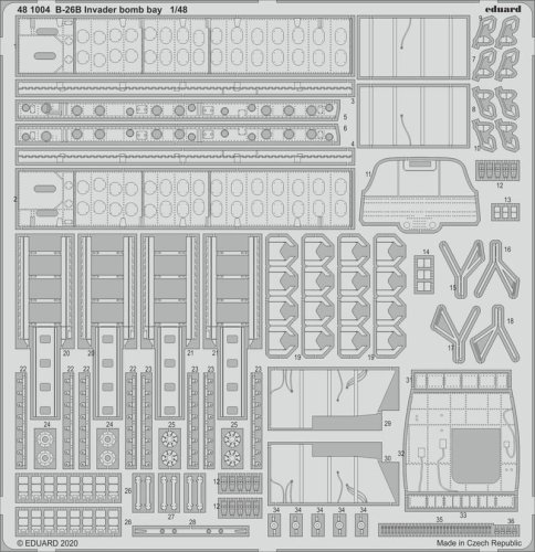 Przejdź do produktu EDUARD 481004 - 1:48 B-26B Invader bomb bay