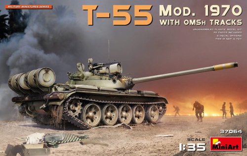 Przejdź do produktu MINIART 37064 - 1:35 T-55 Mod.1970 w/OMSh Tracks