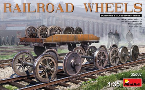Przejdź do produktu MINIART 35607 - 1:35 Railroad wheels