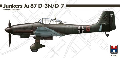 Przejdź do produktu HOBBY 2000 72020 - 1:72 Junkers Ju-87 D-3 N / D-7