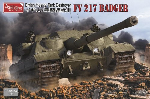 Przejdź do produktu AMUSING HOBBY 35A034 - 1:35 FV 217 Badger British Heavy Tank Destroyer