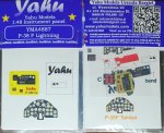 YAHU YMA4887 - 1:48 P-38 F Lightning tablica przyrządów