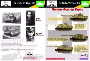 ROPOS MNFDT35019 - 1:35 PzKpfw IV Tiger I,II - German aces on Tigers