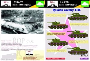 ROPOS MNFDT35015 - 1:35 T-34/76 Model 1941/42 (STZ) - Russian cavalry T-34