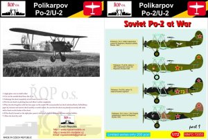 ROPOS MNFDL72050 - 1:72 Polikarpov Po-2/U-2 - Soviet Po-2 at War