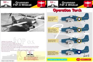 ROPOS MNFDL72041 - 1:72 Grumman F4F-4 Wildcat - Operation Torch
