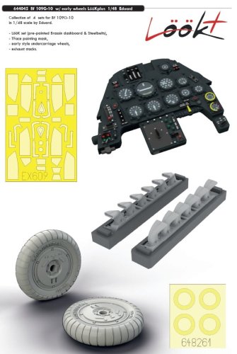 Przejdź do produktu EDUARD 644045 - 1:48 Bf 109G-10 w/ early wheels - LööKplus