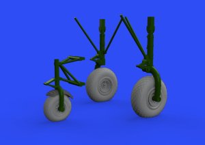 EDUARD 632145 - 1:32 B-24 wheels (8spoke front wheel)