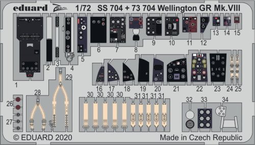 Przejdź do produktu EDUARD SS704 - 1:72 Wellington GR Mk.VIII