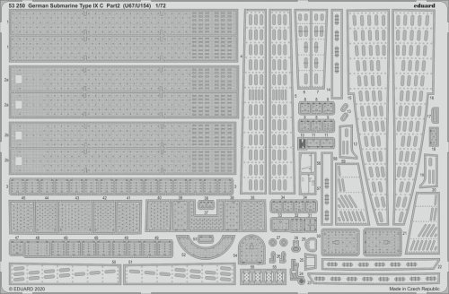 Przejdź do produktu EDUARD 53250 - 1:350 German Submarine Type IX C part 2 (U67/U154)