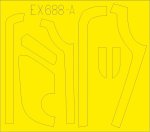 EDUARD EX688 - 1:48 B-17G antiglare panels (VE production)