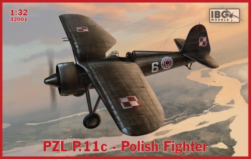 Przejdź do produktu IBG 32001 - 1:32 PZL P.11c - Polish Fighter