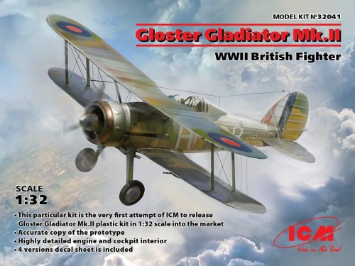Przejdź do produktu ICM 32041 - 1:32 Gloster Gladiator Mk.II  WWII British Fighter