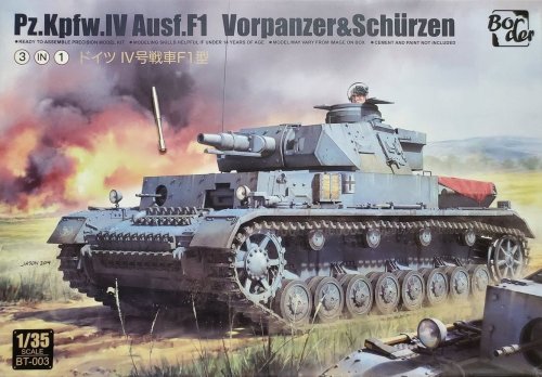 Przejdź do produktu BORDER BT003 - 1:35 Pz.Kpfw.IV Ausf.F1 Vorpanzer & Schurzen