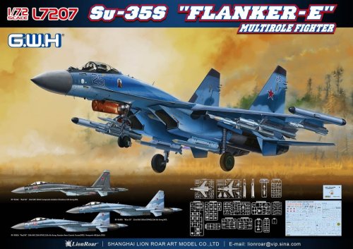 Przejdź do produktu GREAT WALL HOBBY L7207 - 1:72 Su-35S Flanker-E Multirole Fighter