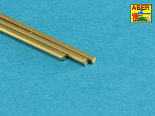 Przejdź do produktu ABER BR12 - Brass round rods 1,2 mm length 250 mm x 3 pcs.