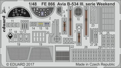 Przejdź do produktu EDUARD FE866 - 1:48 Avia B-534 III.serie Weekend