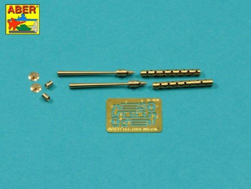 Przejdź do produktu ABER 16L18 - 1:16 Set of 2 barrels for guns MG13k (short) used in Pz.Kpfw. I Ausf. A/B