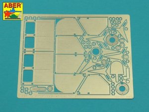 ABER 16142 - 1:16 Tiger I, E Tunisia 501 abt - Tail mud flaps