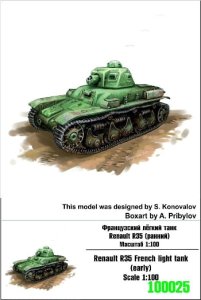 ZEBRANO Z100-025 - 1:100 Renault R35 (early)