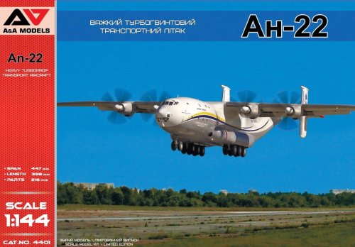 Przejdź do produktu A&A MODELS 4401 - 1:144 Antonov An-22