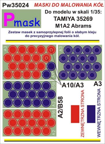Przejdź do produktu PMASK Pw35024 - 1:35 M1A2 Abrams