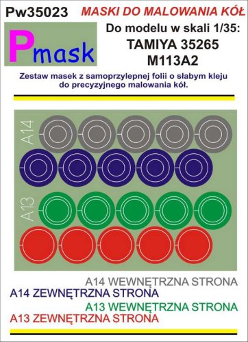 Przejdź do produktu PMASK Pw35023 - 1:35 M113A2 T