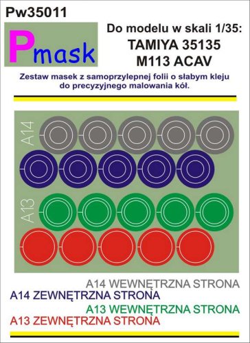 Przejdź do produktu PMASK Pw35011 - 1:35 M113 ACAV