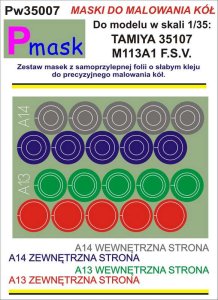 PMASK Pw35007 - 1:35 M113A1 F.S.V.