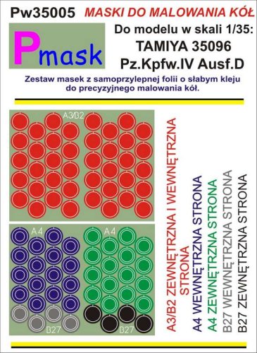 Przejdź do produktu PMASK Pw35005 - 1:35 Pz.Kpfw.IV Ausf.D