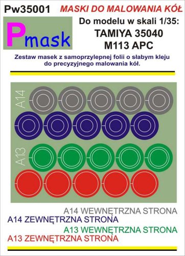 Przejdź do produktu PMASK Pw35001 - 1:35 M113 APC