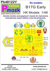 PMASK Pk48122Y - 1:48 B-17G Early