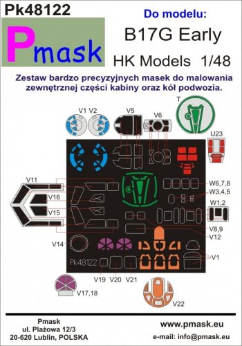 Przejdź do produktu PMASK Pk48122 - 1:48 B-17G Early