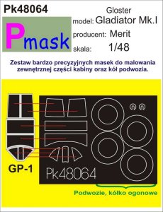 PMASK Pk48064 - 1:48 Gloster Gladiator Mk.I