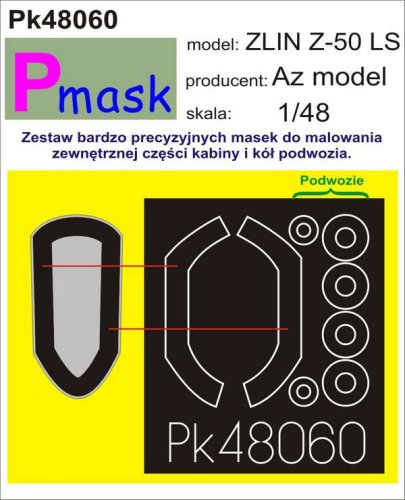 Przejdź do produktu PMASK Pk48060 - 1:48 Zlin Z-50LS